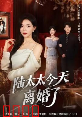 陆太太今天离婚了：离婚后她飒了